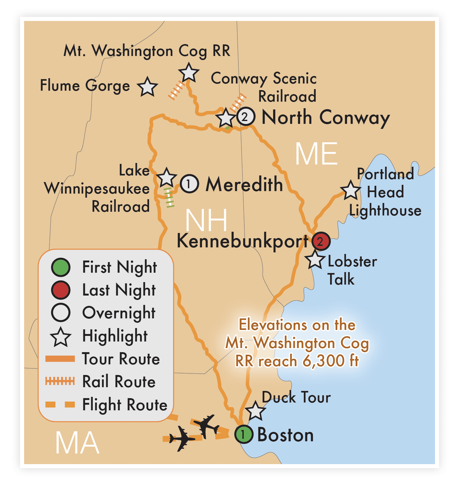 New England's Rails & Resorts | Sunrise Tours